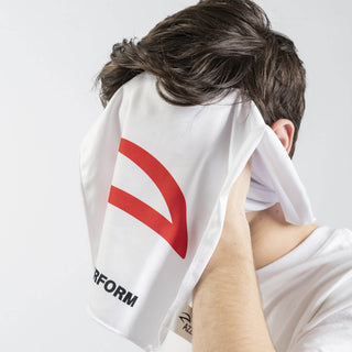 AZZA Fencing Cooling Towel — folded compact size demonstration — Azza Sports