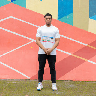 Light T-shirt Pattern olympic White