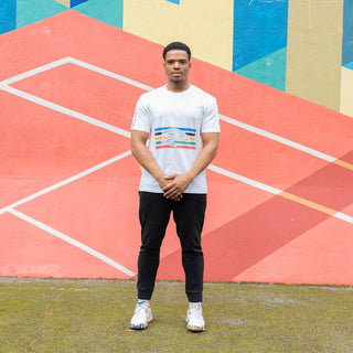 T-shirt Pattern Olympic White