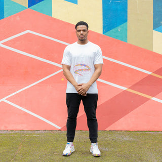 T-shirt Pattern Electric White