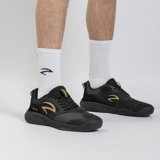 AZZA Crew Socks Choose Your Action — packaging back showing composition — Azza Sports