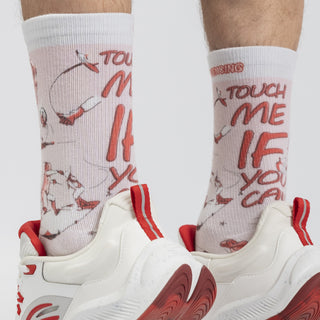 船袜 - 触碰我试试 白色与红色