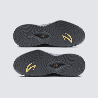 AZZA Master fencing shoe circular-contour outsole with gold Z lunge zone