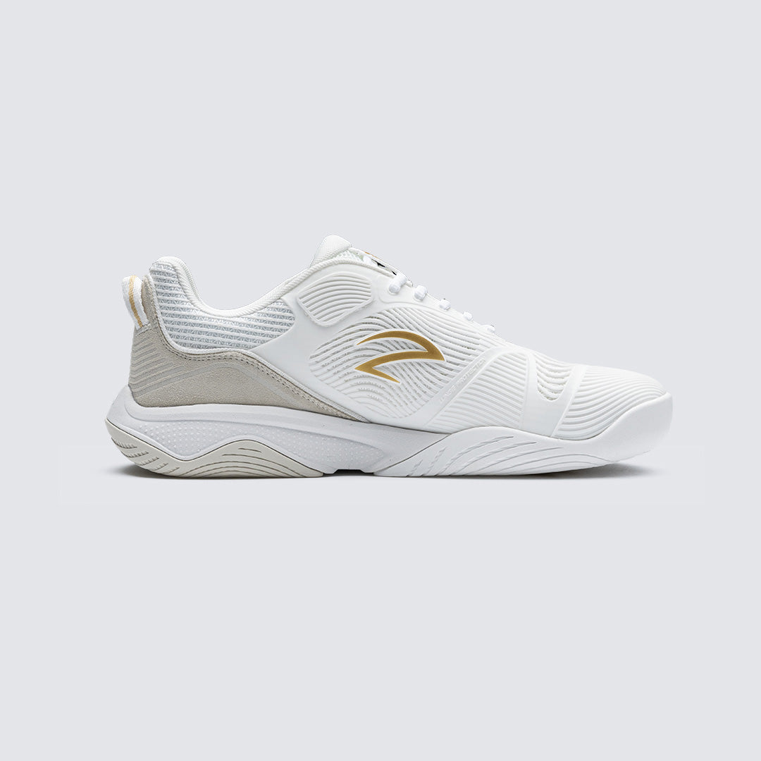 AZZA マスター フェンシングシューズ – ホワイト／ゴールド – Azza Sports