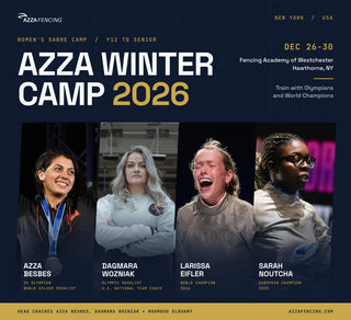 Azza Winter Camp 2026, New York: women's sabre camp with Azza Besbes, Dagmara Wozniak, Larissa Eifler and Sarah Noutcha