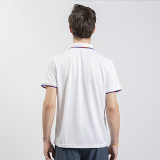 通気性のあるピケ素材のホワイトポロスポーツ - プレミアムフェンシングシューズ - Azzaフェンシング